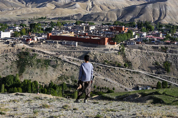 view of lomanthang village
