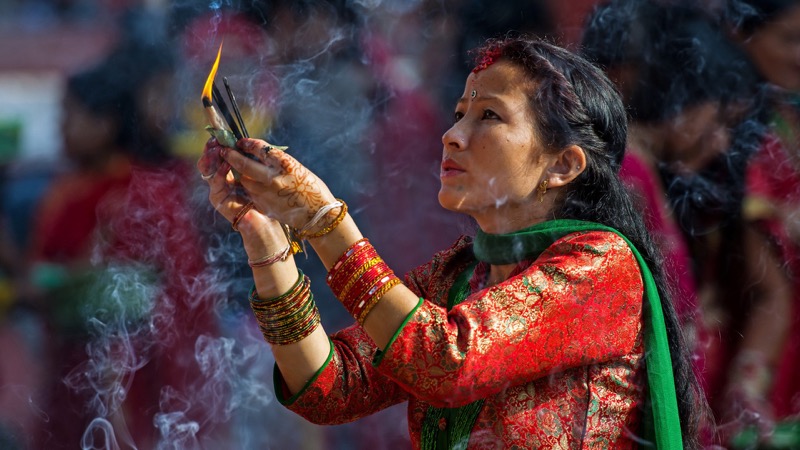 teej festival nepal