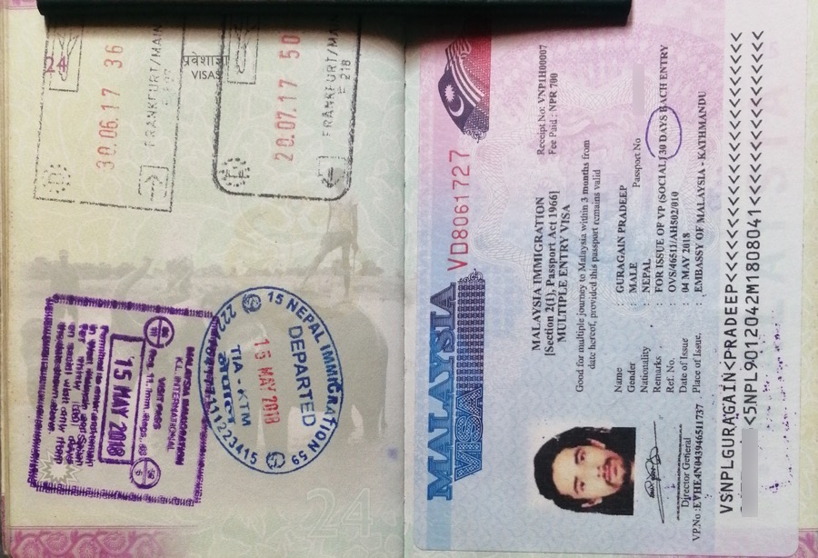 malaysia tourist visa for nepali